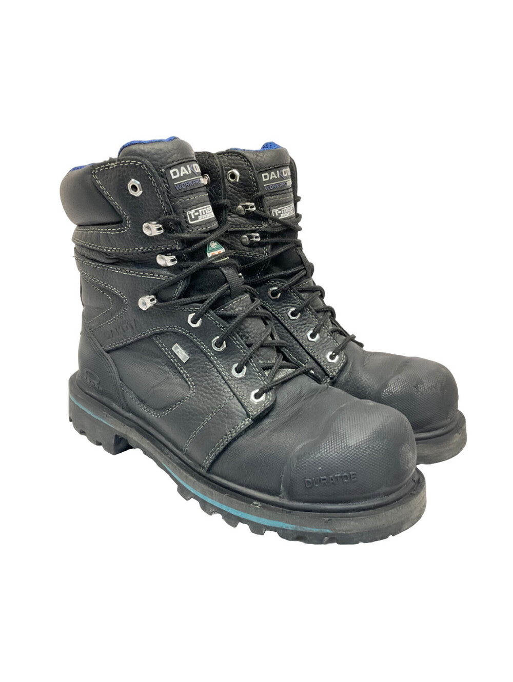 DAKOTA Men's 557 8" STCP HD3 Vibram Work Boots Black Size 10.5M